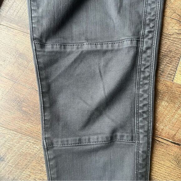 AE🦅 stretch women’s Next level stretch Jegging Crop Charcoal Grey Sz 12 EUC - Picture 9 of 15
